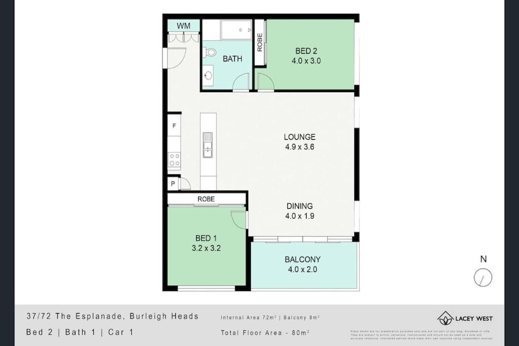 Apartment Burleigh Escape With Stunning Sunset Views